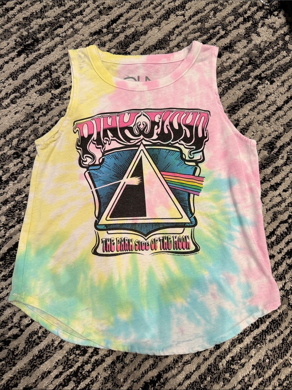 Chaser Kids Pink, Yellow, Blue, Green Pastel Tie-Dye Tank